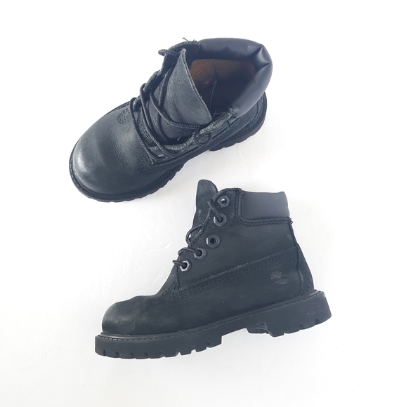 Timberland Boots Black Classic size 8 Kids - Picture 1 of 5